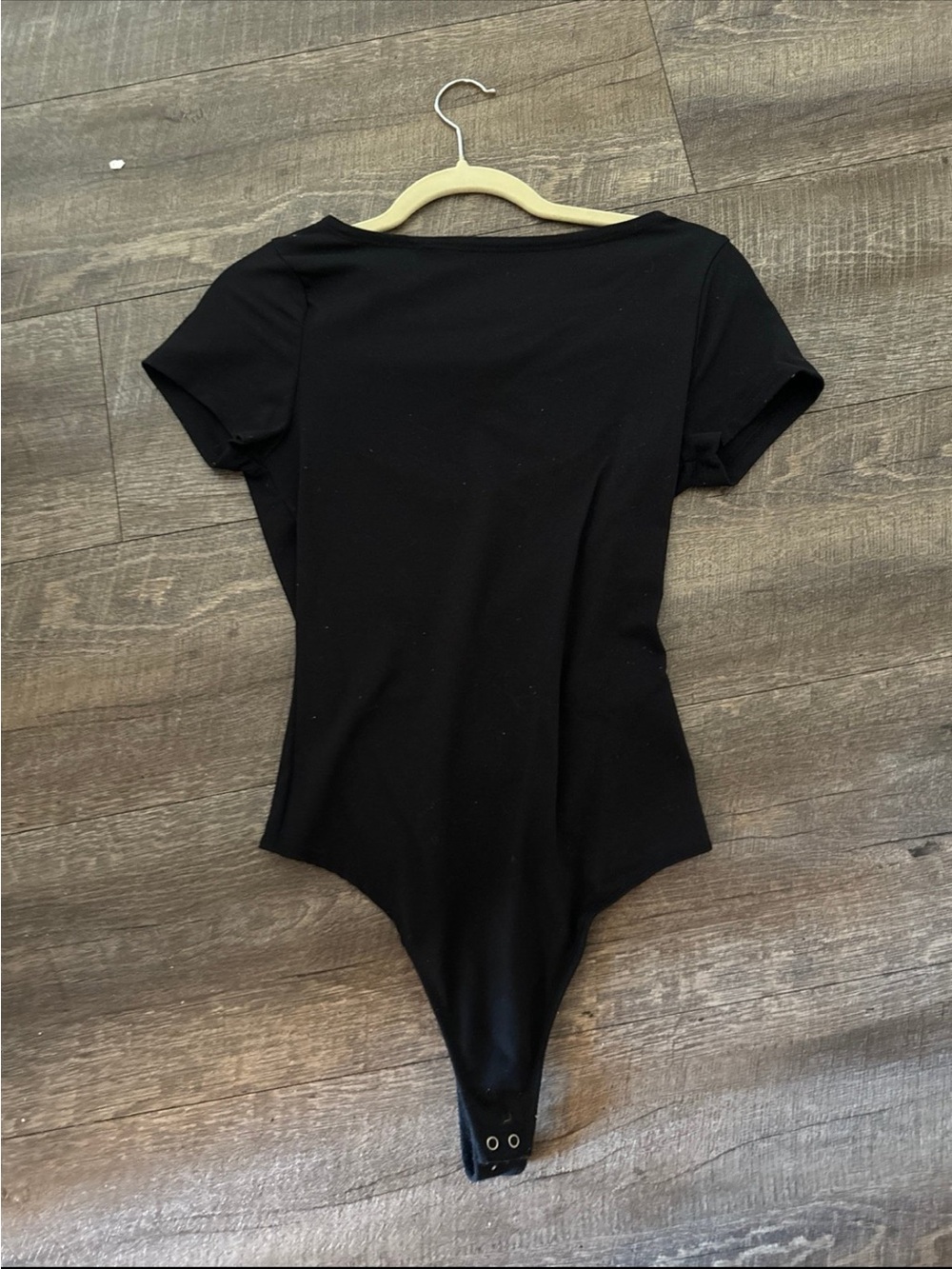 Abercrombie Black Short Sleeve Bodysuit